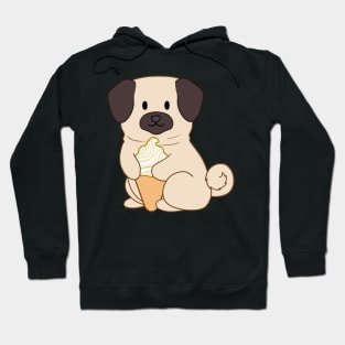 Ice Cream Pug Hoodie